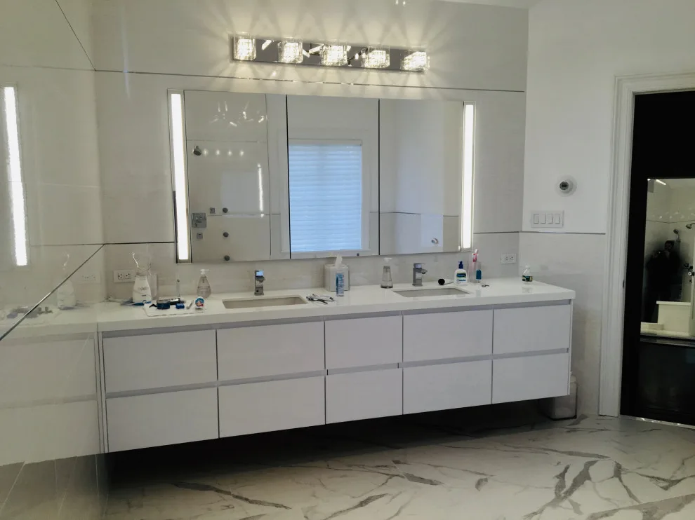 Stunning Stone Bathroom by K & M Flooring-Renovations Inc. - Photo 3