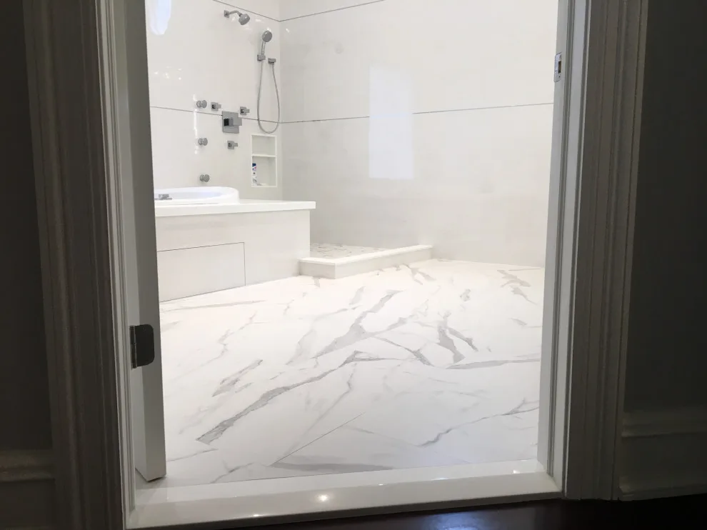 Stunning Stone Bathroom by K & M Flooring-Renovations Inc. - Photo 6