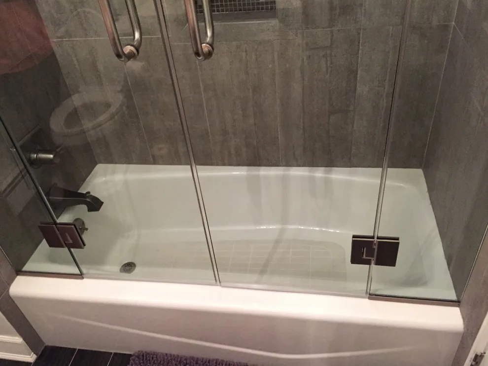 Stunningly Daring Bathroom Makeover by K & M Flooring-Renovations Inc. - Photo 5