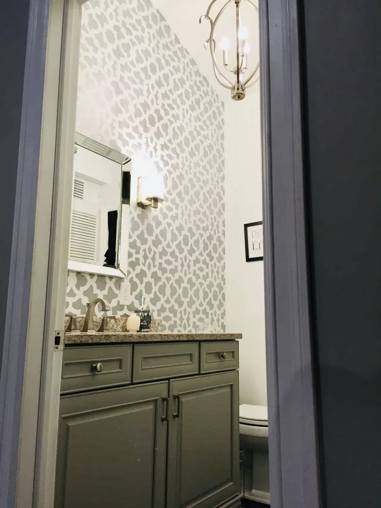 Stunningly Daring Bathroom Makeover by K & M Flooring-Renovations Inc. - Photo 3