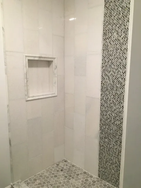 Exquisite Shower Tile Design by K & M Flooring-Renovations Inc. - Photo 3