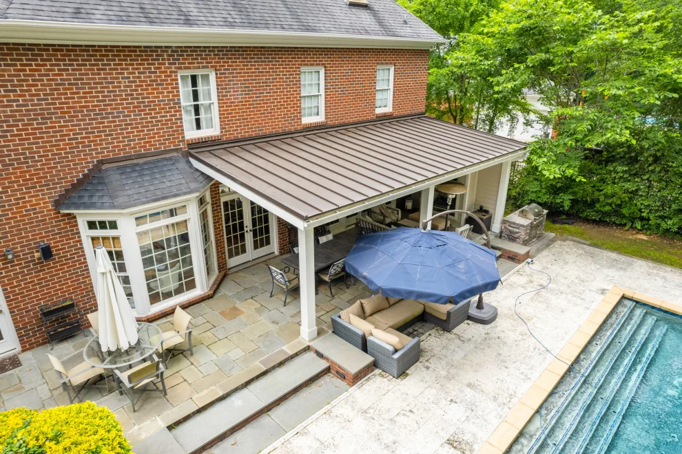 Quail Hollow Club Poolside Canopy Patio by DGK Design + Build - Photo 12