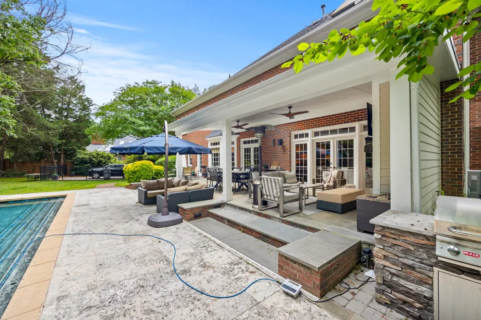 Quail Hollow Club Poolside Canopy Patio by DGK Design + Build - Photo 14