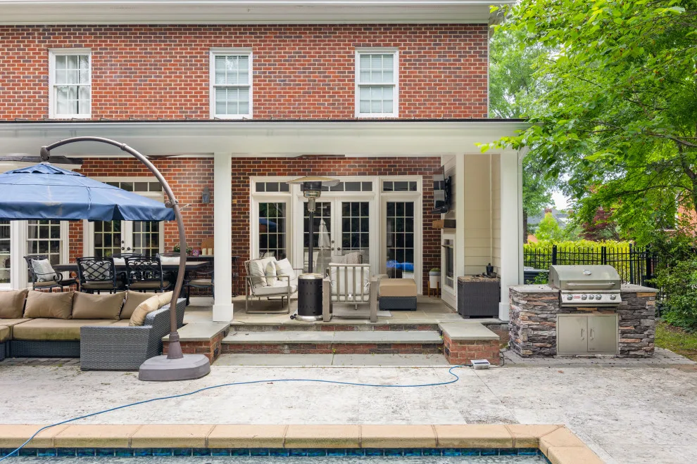 Quail Hollow Club Poolside Canopy Patio by DGK Design + Build - Photo 4