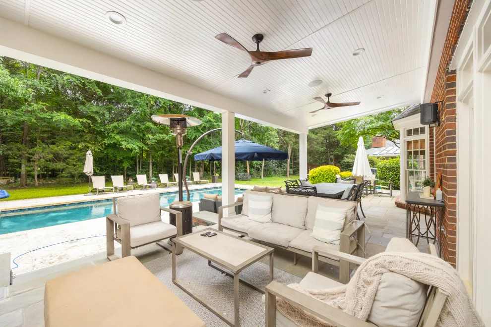 Quail Hollow Club Poolside Canopy Patio by DGK Design + Build - Photo 5