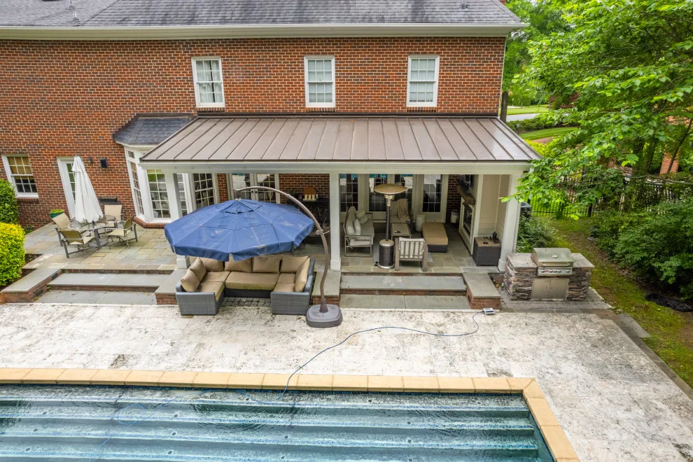 Quail Hollow Club Poolside Canopy Patio by DGK Design + Build - Photo 26