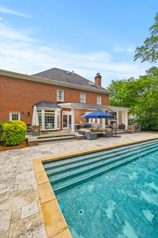Quail Hollow Club Poolside Canopy Patio by DGK Design + Build - Photo 8
