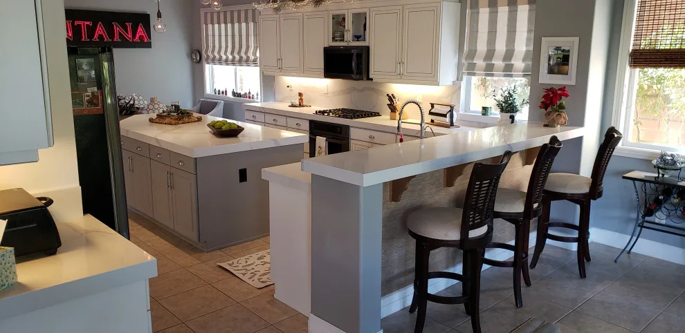Elevated Panel Cabinets with Quartz Surfaces by HomRem LLC - Photo 4