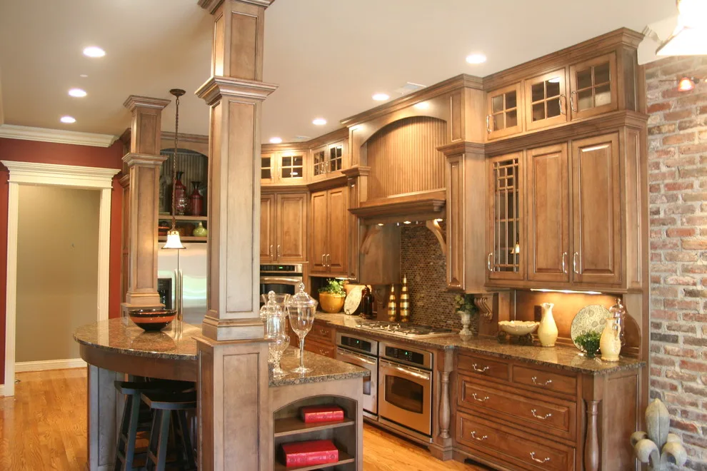 Repurposed Brick Kitchen by Walters Cabinets, Inc. - Photo 2