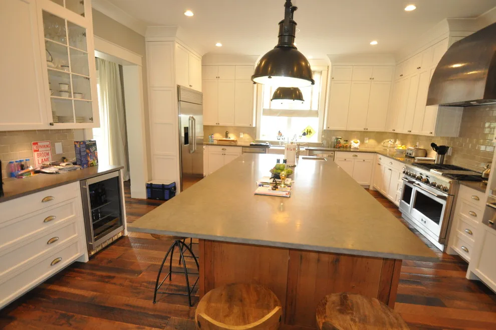 Restored Wormy Chestnut and White Kitchen by Hartert-Russell - Photo 3