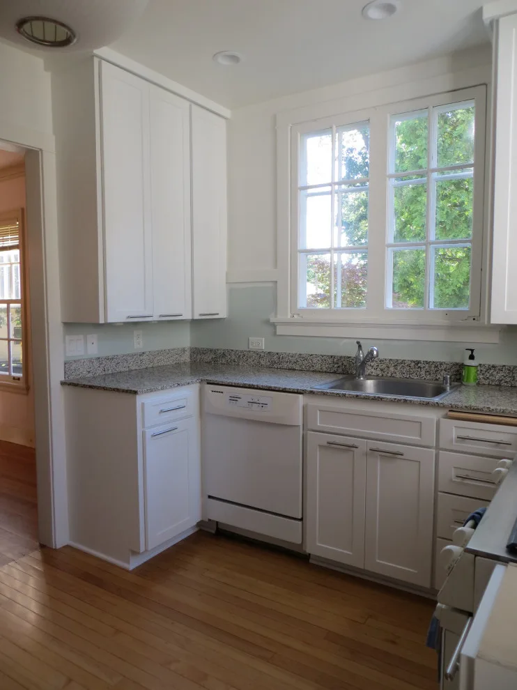 Stratus White Cabinet Refacing for Shaker Style by Kitchen Solvers Of Madison - Photo 2