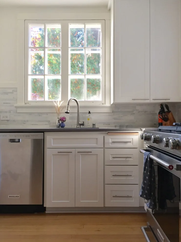 Stratus White Cabinet Refacing for Shaker Style by Kitchen Solvers Of Madison - Photo 4