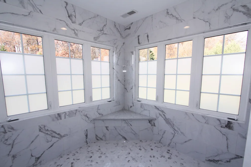 Reisterstown Elegant Sauna and Marble Master Bathroom by Taylor Made Custom Contracting Inc. - Photo 5