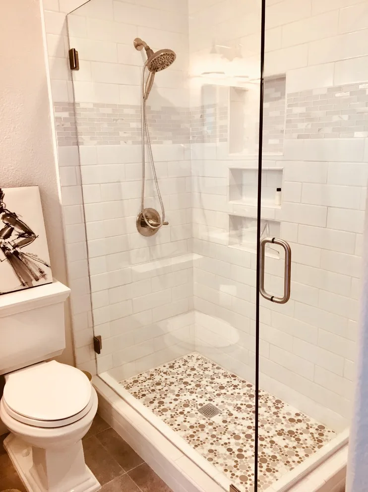 Master Bathroom Renovation, Shower Conversion from Tub by DLM Designer/Remodeler Kitchen And Bath Plus - Photo 3