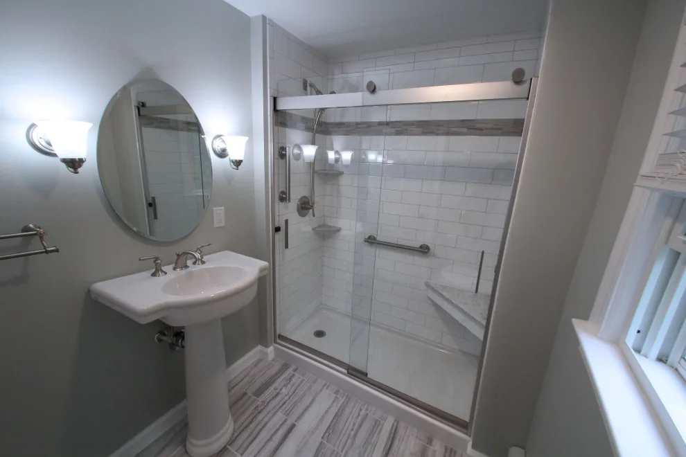 Subway Tile Bathrooms in White by Dan Martin Construction LLC - Photo 8