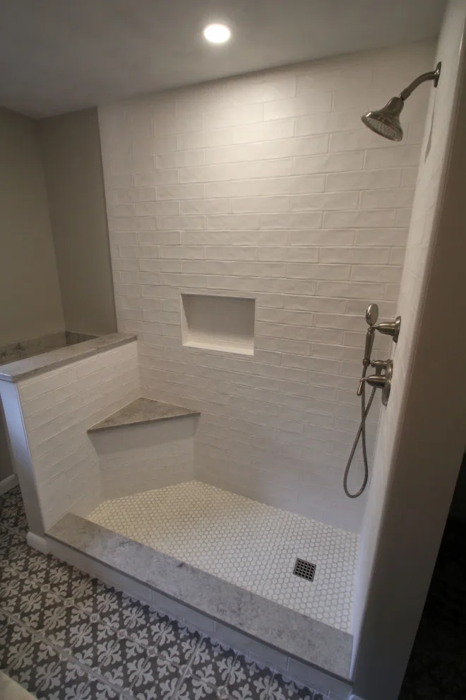 Subway Tile Bathrooms in White by Dan Martin Construction LLC - Photo 7