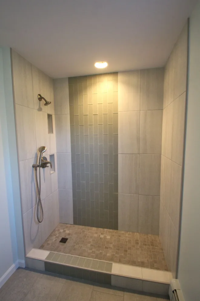 Subway Tile Bathrooms in White by Dan Martin Construction LLC - Photo 10