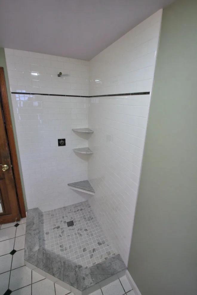 Subway Tile Bathrooms in White by Dan Martin Construction LLC - Photo 16
