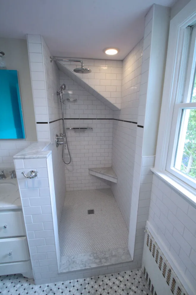 Subway Tile Bathrooms in White by Dan Martin Construction LLC - Photo 2