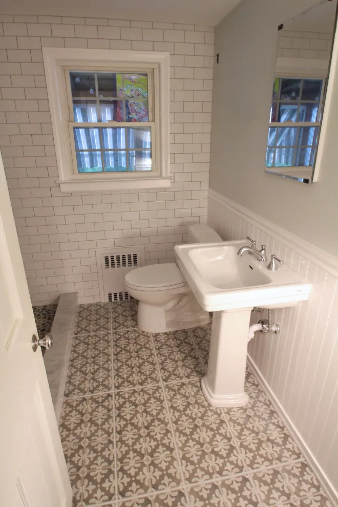 Subway Tile Bathrooms in White by Dan Martin Construction LLC - Photo 4