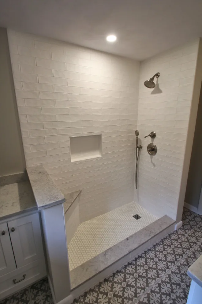Subway Tile Bathrooms in White by Dan Martin Construction LLC - Photo 13
