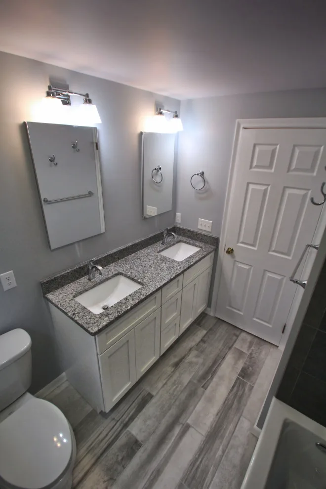 Traditional Bathroom Renovation with Double Vanity by Dan Martin Construction LLC - Photo 4