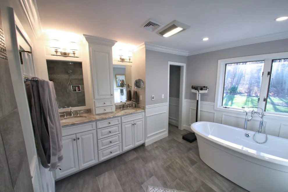 Classic Master Bathroom Featuring Freestanding Tub by Dan Martin Construction LLC - Photo 2