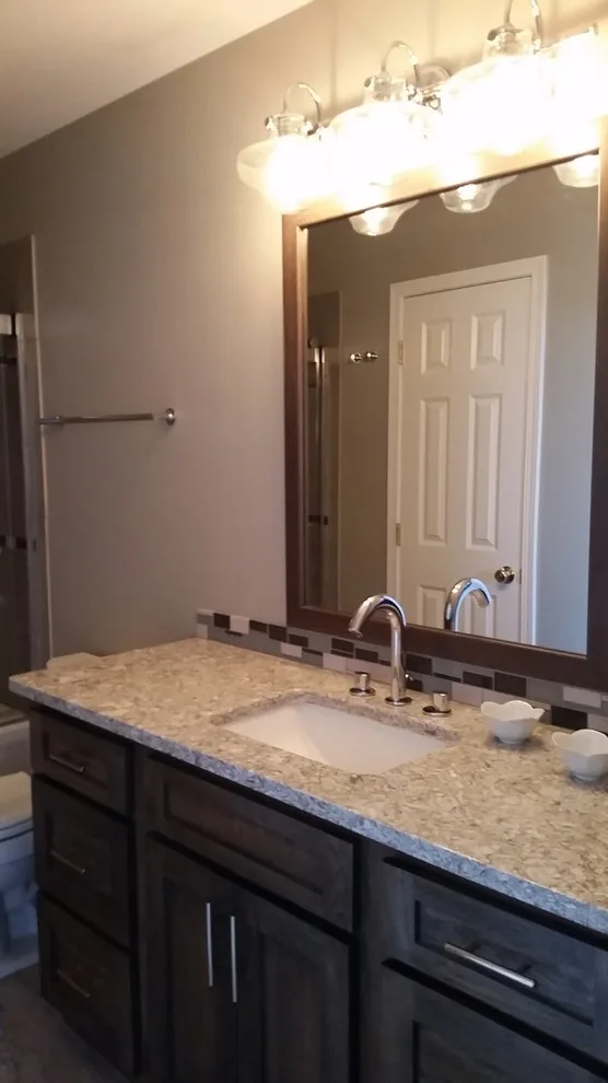 Rockford Dual Bathroom Renovation by DreamMaker Bath & Kitchen Of Greater Grand Rapids - Photo 4