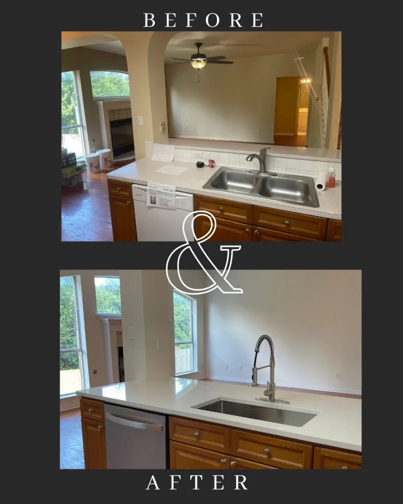 Roma Q Quartz Alabaster Photo Documentation Before, During, and After by GNS Custom Stoneworks - Photo 9