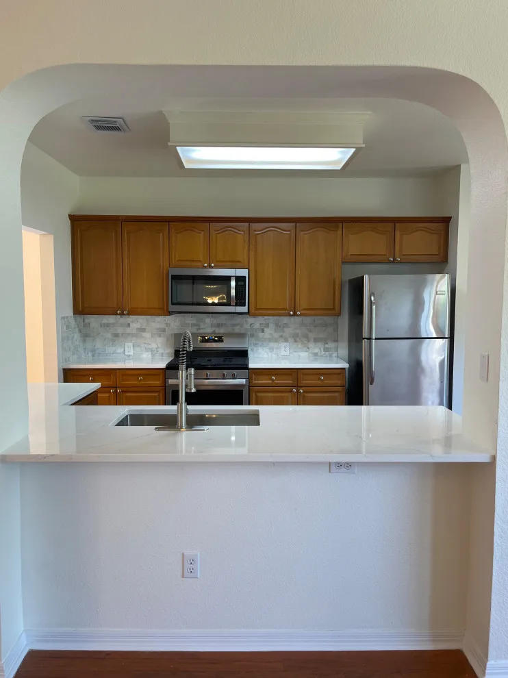 Roma Q Quartz Alabaster Photo Documentation Before, During, and After by GNS Custom Stoneworks - Photo 12