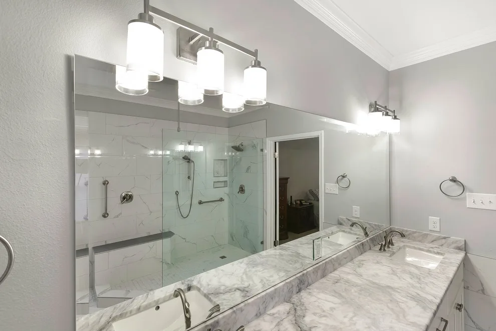 Round Rock Transitional Master Bathroom Renovation by Round Rock Restoration - Photo 6