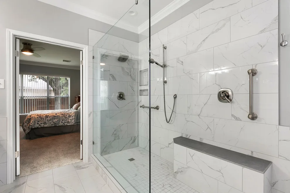 Round Rock Transitional Master Bathroom Renovation by Round Rock Restoration - Photo 7
