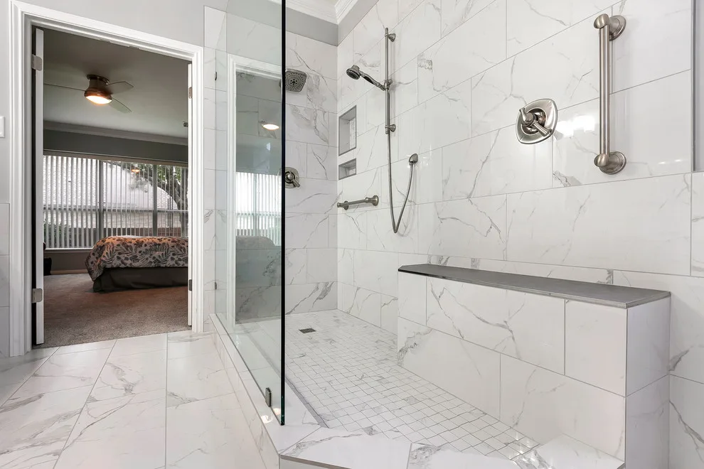 Round Rock Transitional Master Bathroom Renovation by Round Rock Restoration - Photo 3