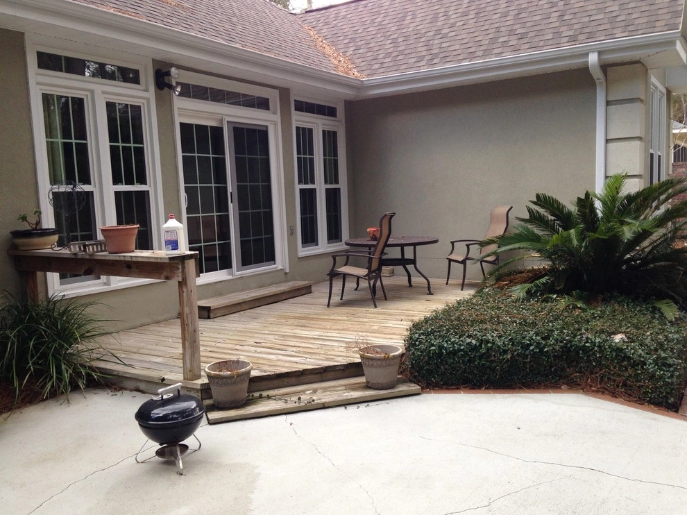 Traditional Stone Patio with Sitting Walls by Creative Landscapes, Inc. - Photo 2