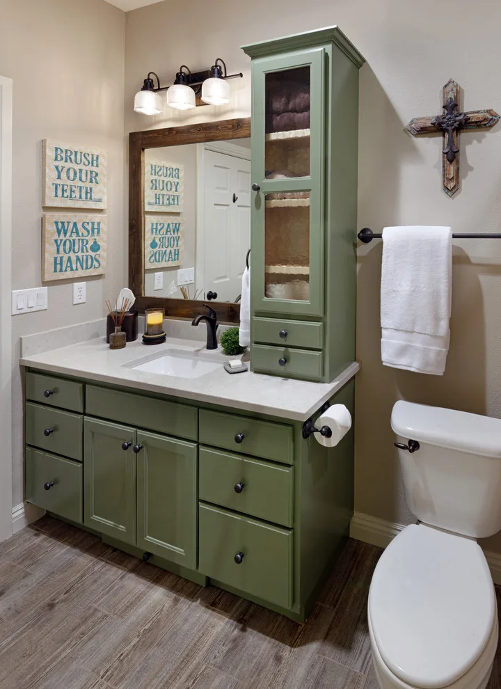 Country Style Farmhouse Bathroom by Rock Solid Renovations - Photo 3