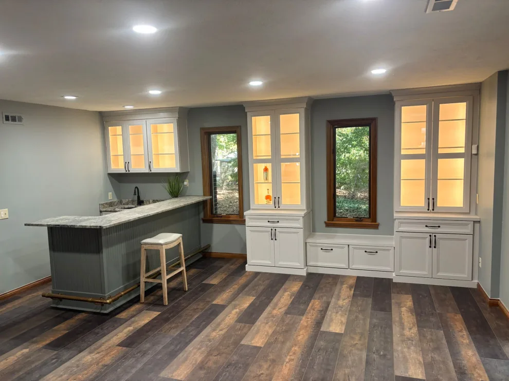 Charming Basement Transformation by Tmc Construction Services INC - Photo 2