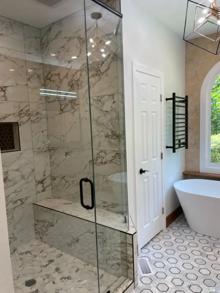 Modern Rustic Master Bath by Custom Professional Remodeling, Inc - Photo 16