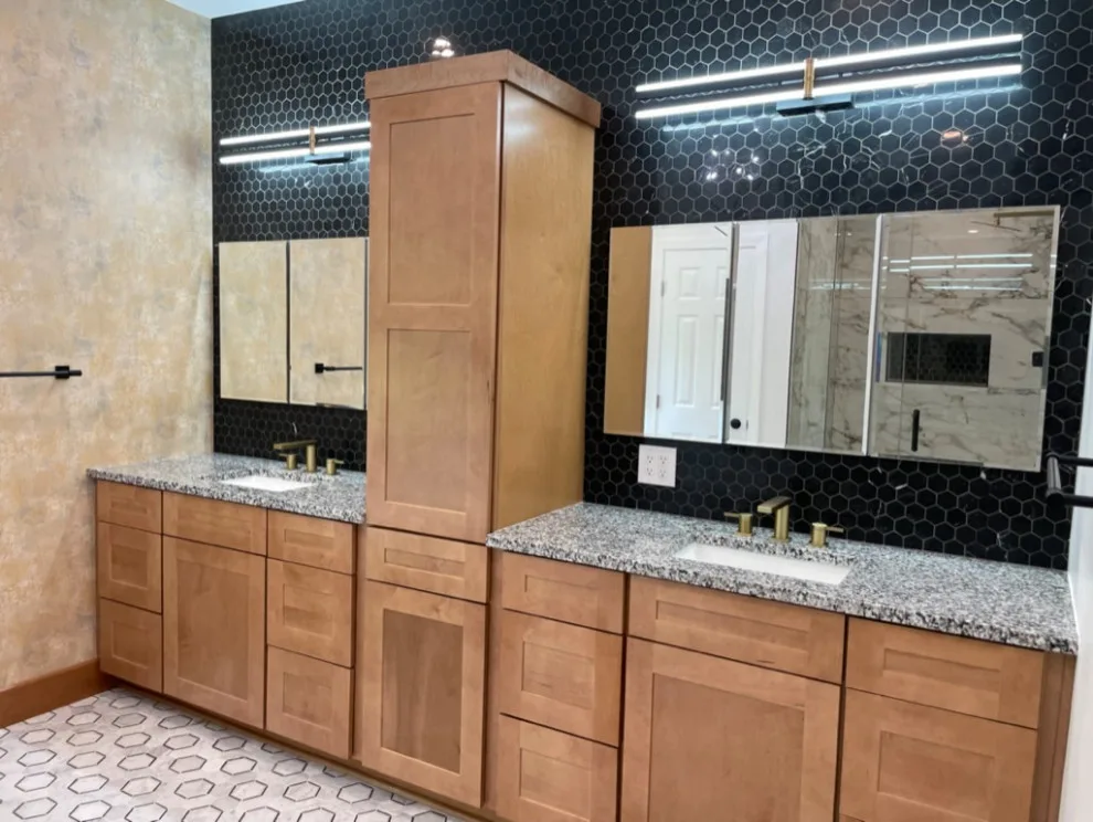 Modern Rustic Master Bath by Custom Professional Remodeling, Inc - Photo 4