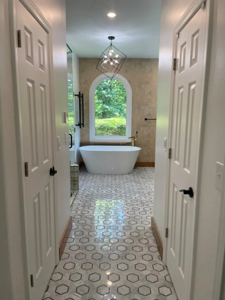 Modern Rustic Master Bath by Custom Professional Remodeling, Inc - Photo 8