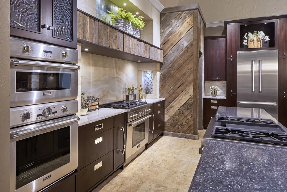 Contemporary Rustic Showcase by Edmond Kitchen & Bath LLC - Photo 4