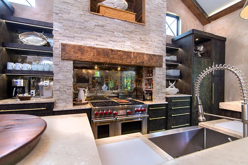 Contemporary and Rustic Hunting Cabin by Greenbrook Design Center - Photo 3