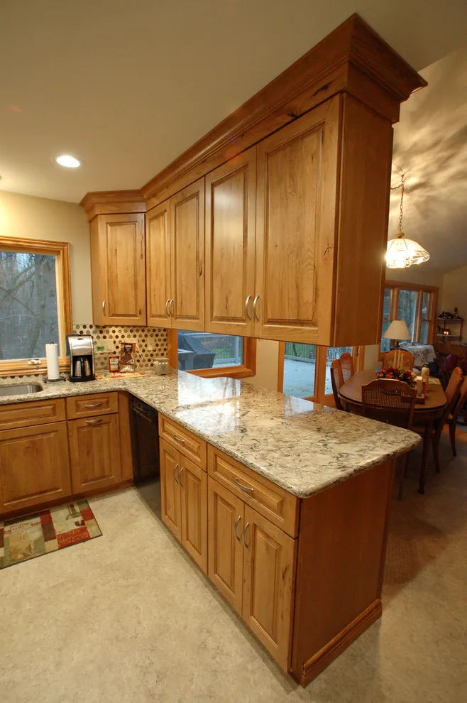 Rustic Getaway Kitchen and Bathroom Renovation - Midland, MI by Tri-City Remodeling & Nowak Cabinets - Photo 6