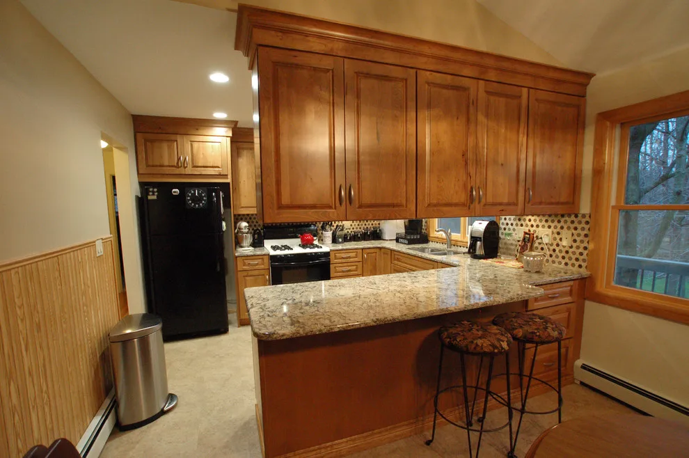 Rustic Getaway Kitchen and Bathroom Renovation - Midland, MI by Tri-City Remodeling & Nowak Cabinets - Photo 4