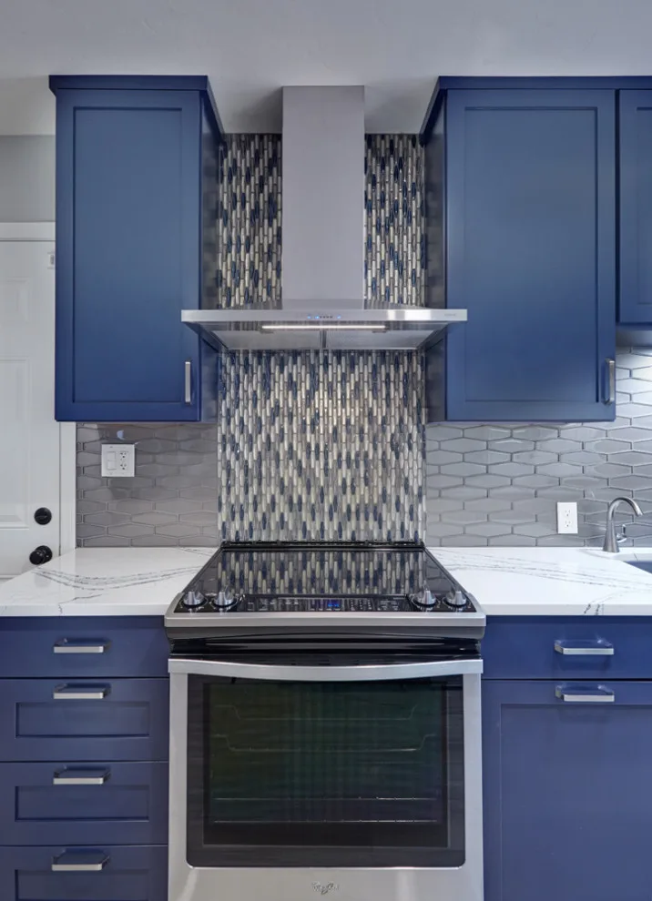 Blue Kitchen by Sam Hughes by Eren Design And Remodel - Photo 3