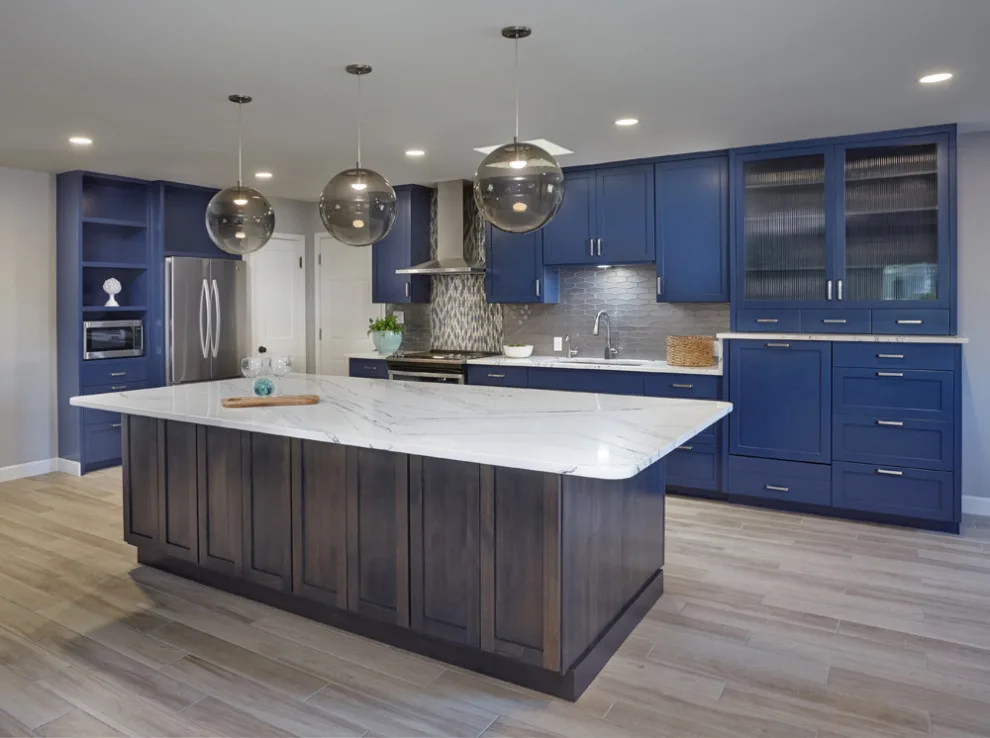 Blue Kitchen by Sam Hughes by Eren Design And Remodel - Photo 4