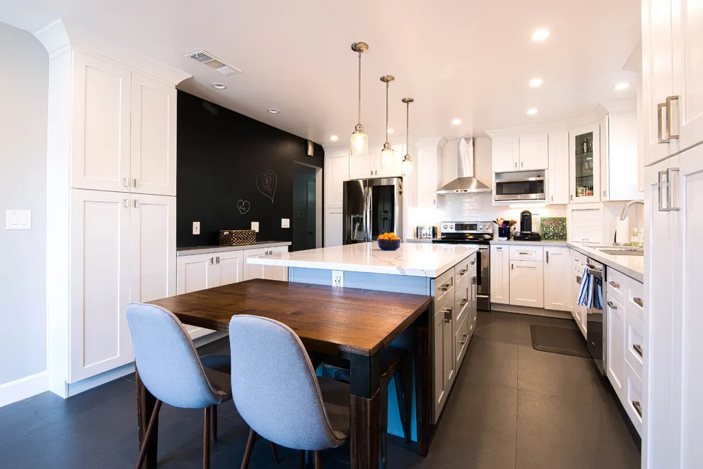 San Jose White Shaker Kitchen Renovation by Visionary Home Remodeling Inc. - Photo 2