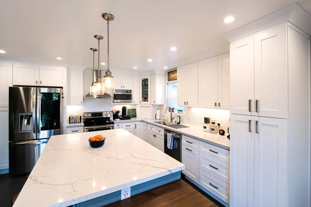 San Jose White Shaker Kitchen Renovation by Visionary Home Remodeling Inc. - Photo 24