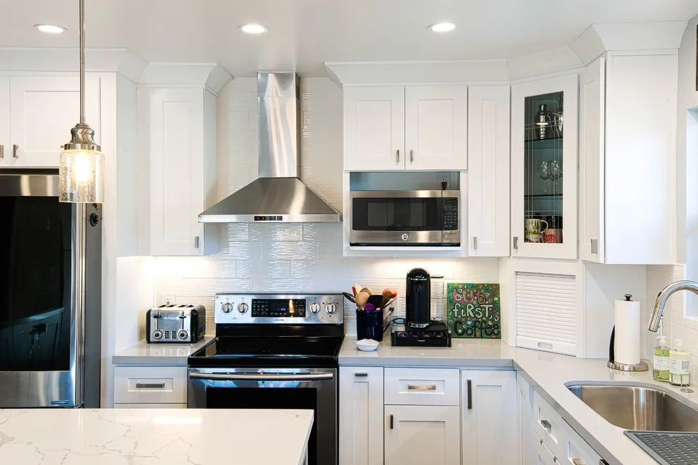 San Jose White Shaker Kitchen Renovation by Visionary Home Remodeling Inc. - Photo 9
