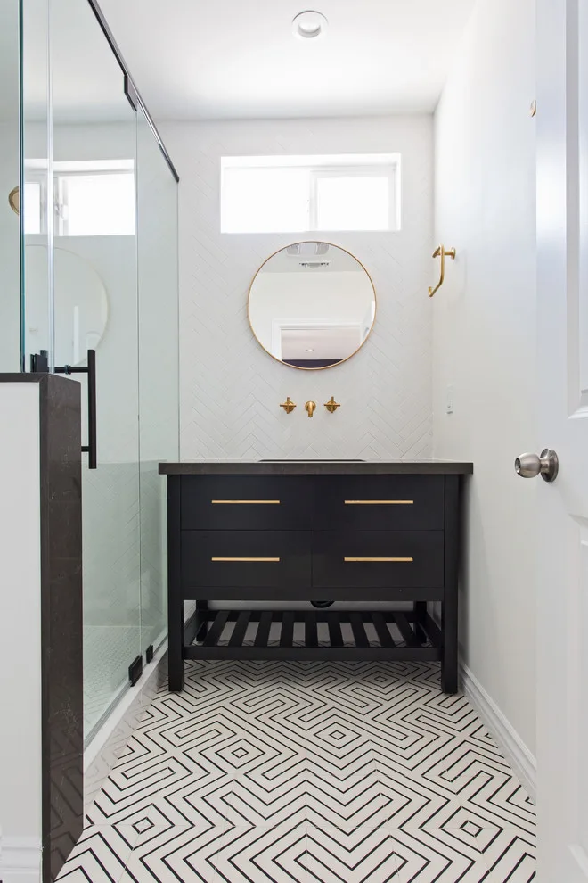 Nordic Charm: Bathroom Renovation in Burbank, CA by Metropolis Drafting And Construction Inc - Photo 3