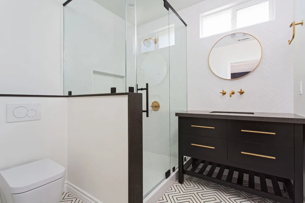 Nordic Charm: Bathroom Renovation in Burbank, CA by Metropolis Drafting And Construction Inc - Photo 5